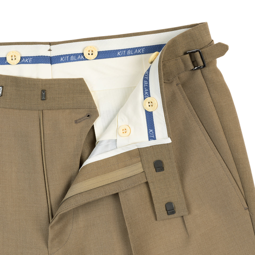Grant Sand Fresco Wool Trousers
