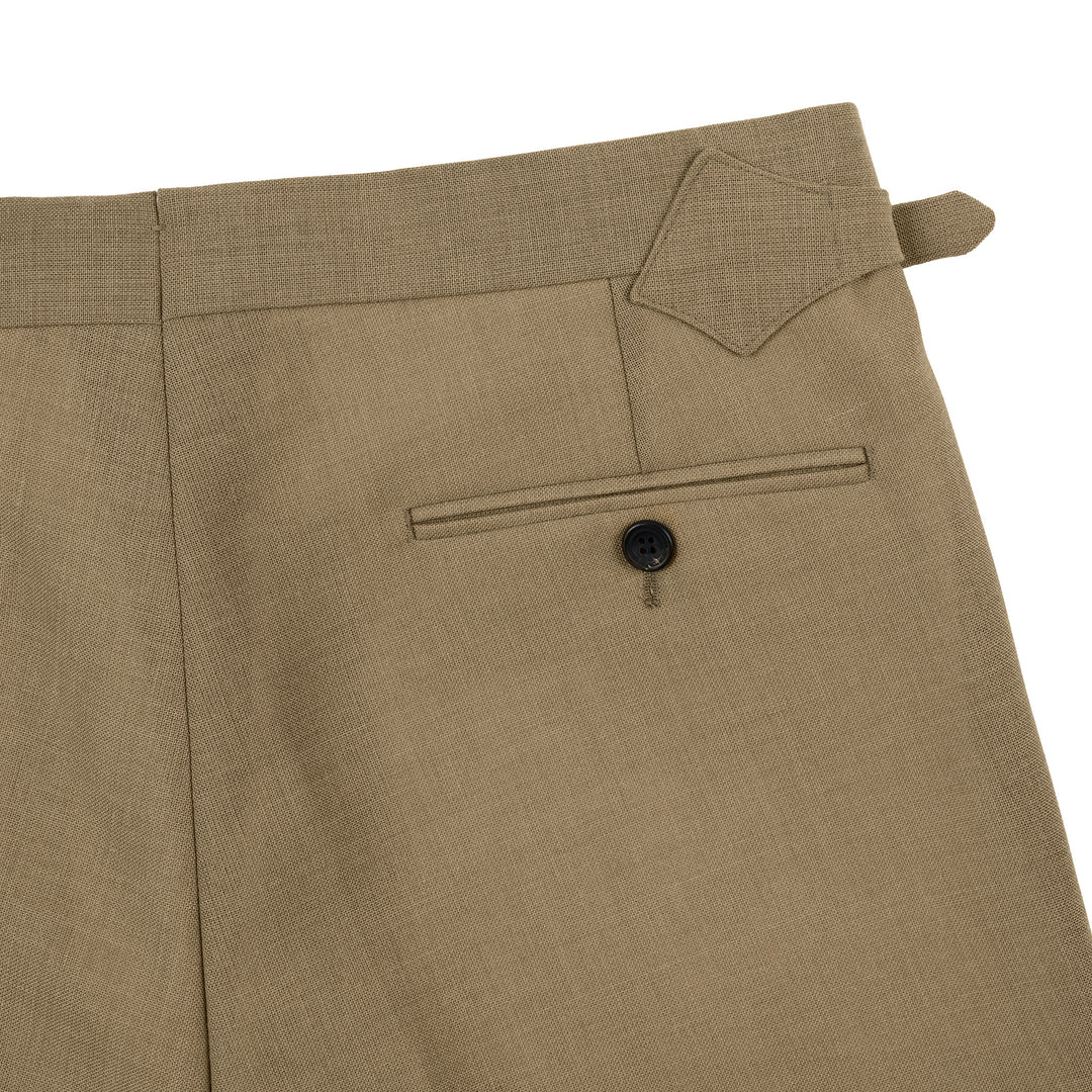 Grant Sand Fresco Wool Trousers
