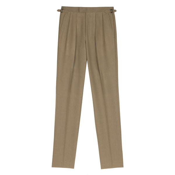 Grant Sand Fresco Wool Trousers