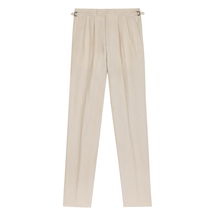 Grant Stone Linen Trousers