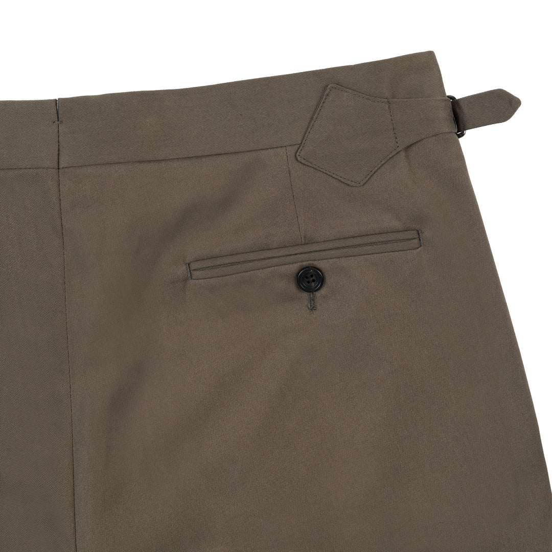 Grant Tobacco Cotton Trousers