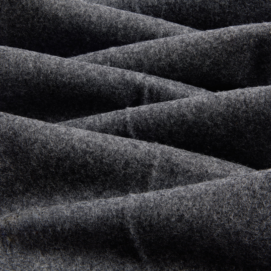 Grant Heavyweight Mid-Grey Wool Flannel Trousers