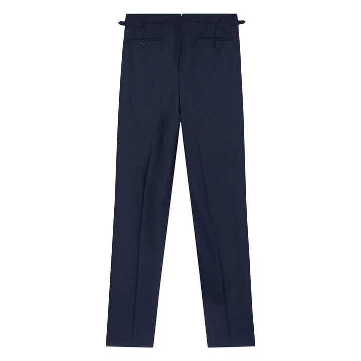 Grant Navy Tropical Wool Trousers