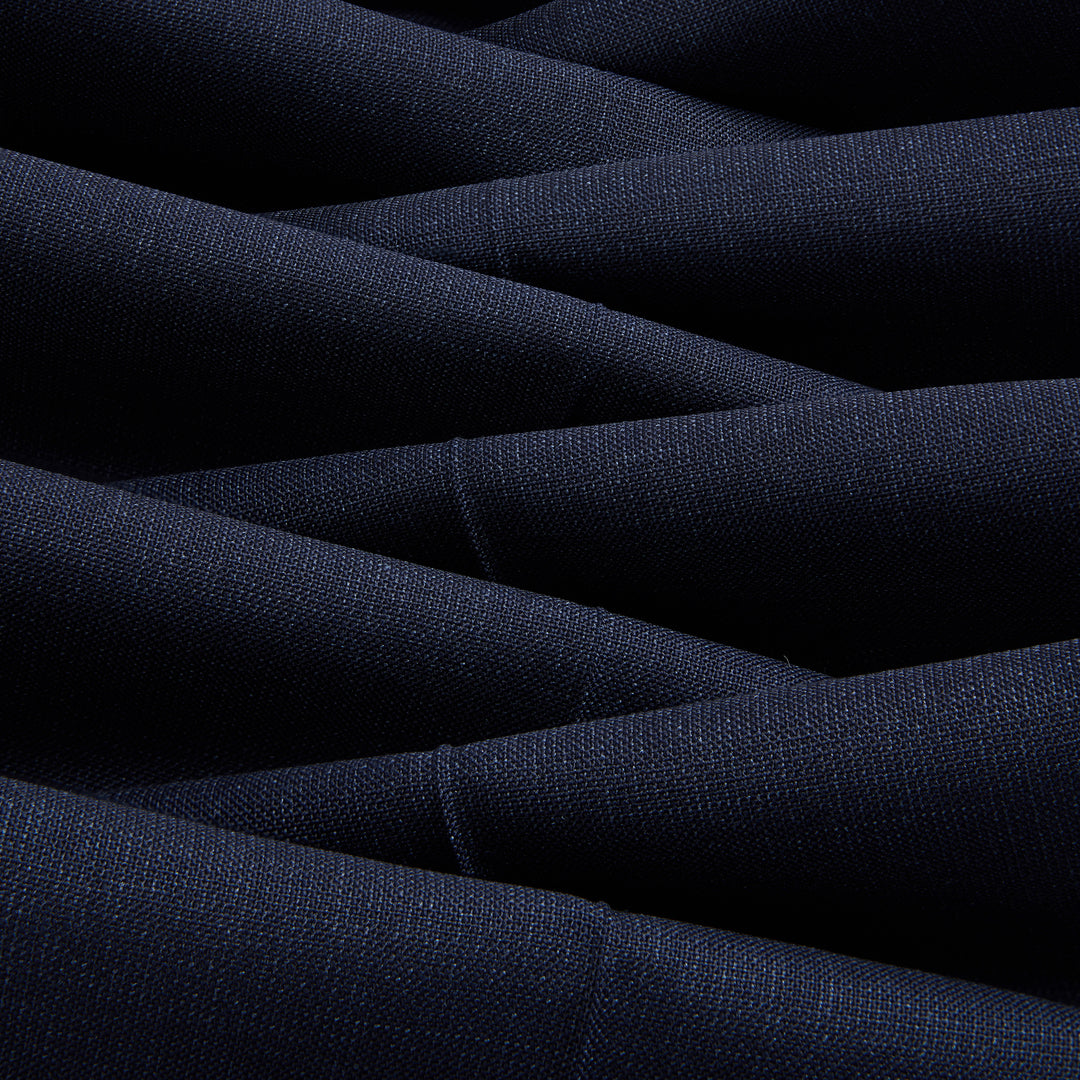 Grant Navy Tropical Wool Trousers