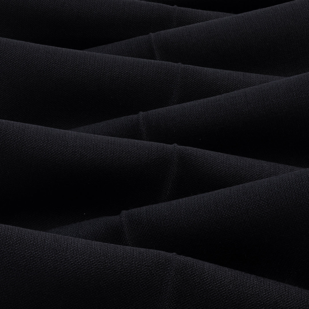 Grant Black Fresco Wool Trousers