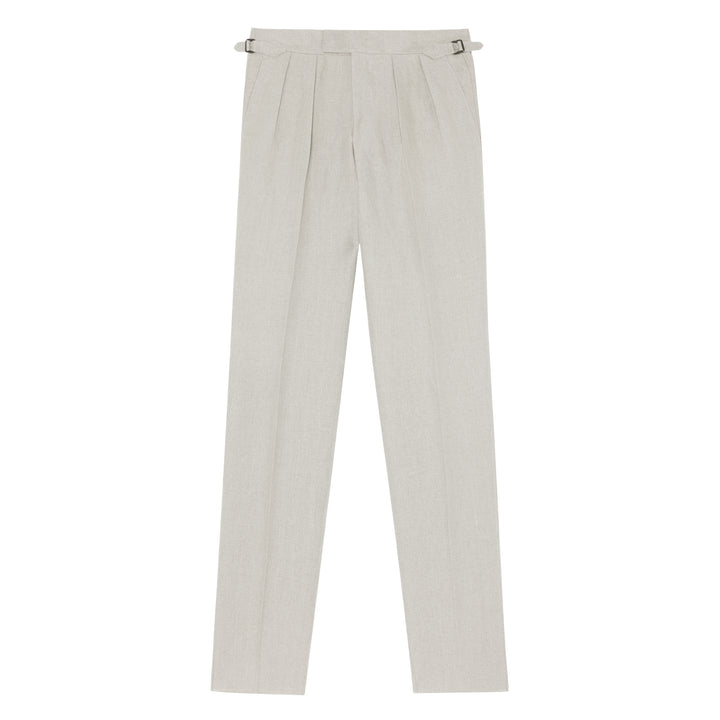 Grant Stone Linen Trousers
