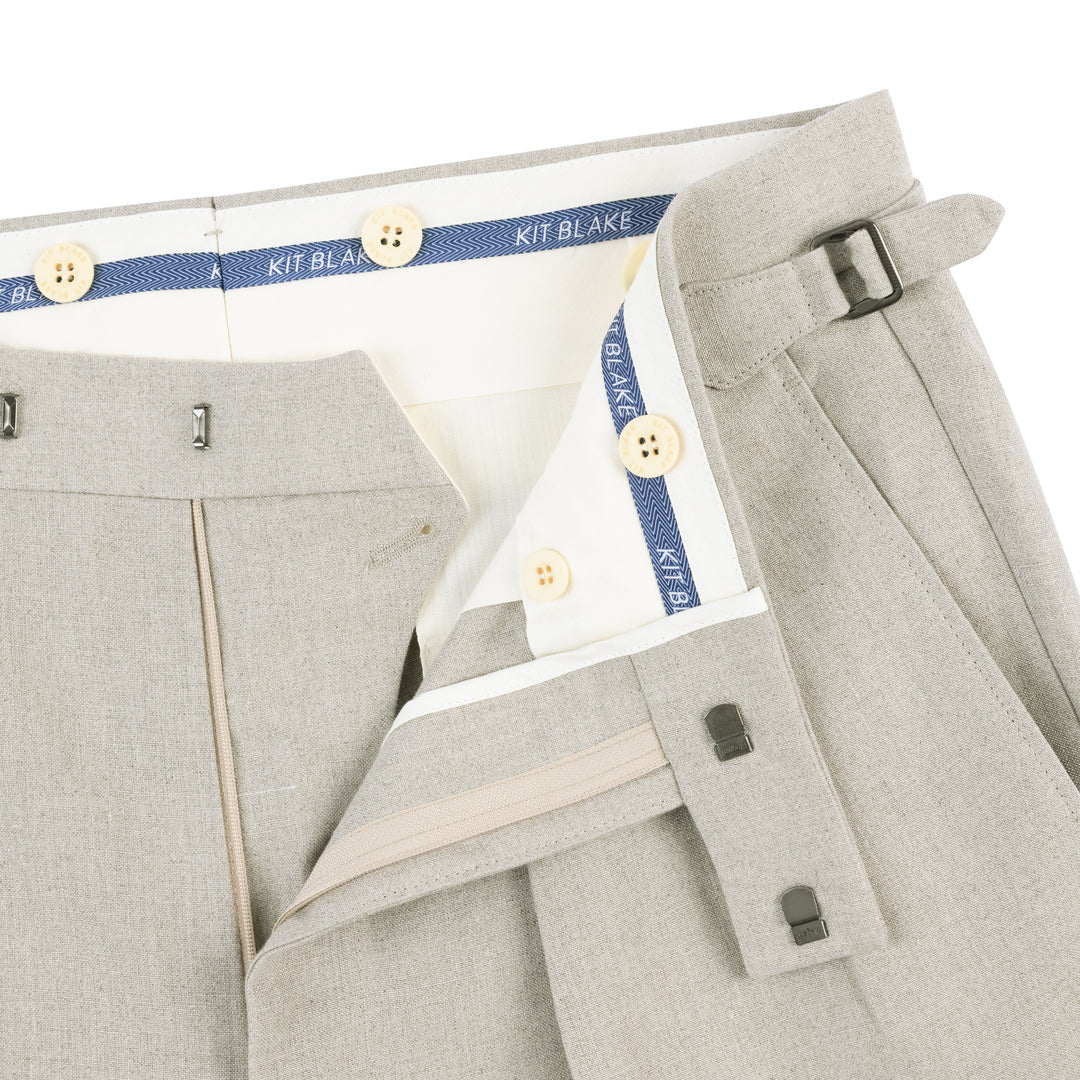 Grant Stone Linen Trousers