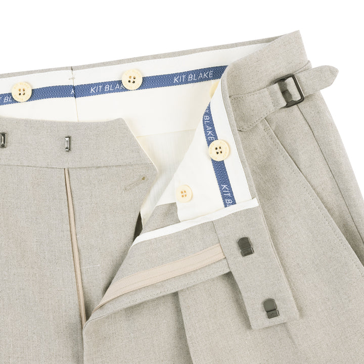 Grant Stone Linen Trousers