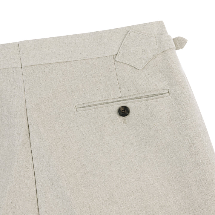 Grant Stone Linen Trousers