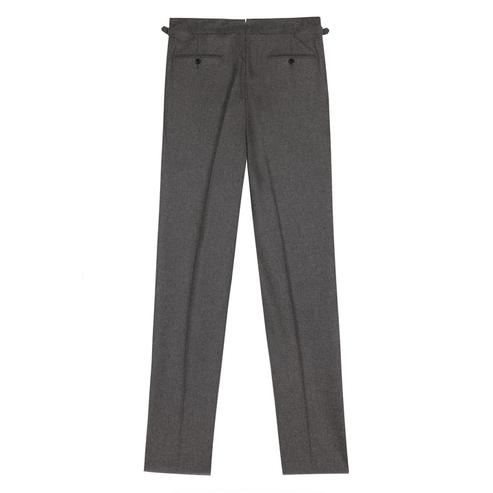 Grant Light Brown Wool Flannel Trousers