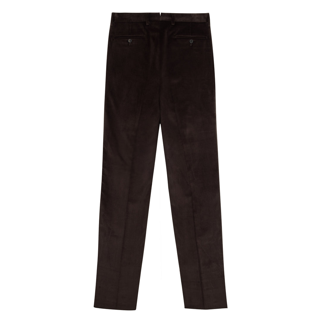 Grant Brown Cotton Corduroy Trousers