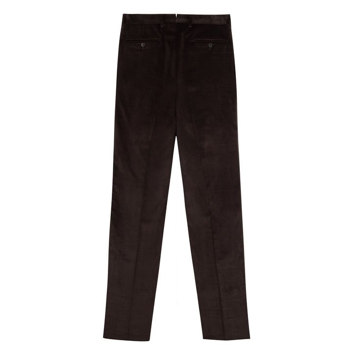 Grant Brown Cotton Corduroy Trousers