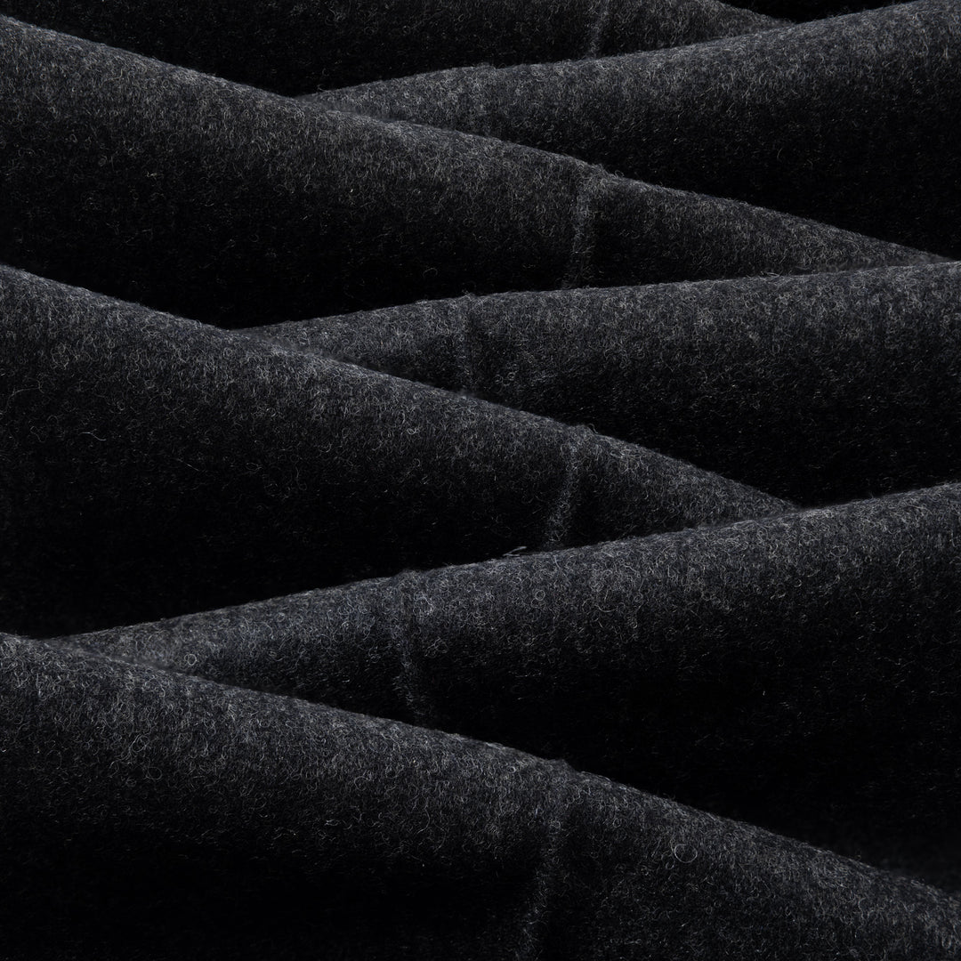 Grant Charcoal Fox Brothers Wool Flannel Trousers