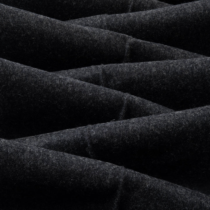 Grant Charcoal Fox Brothers Wool Flannel Trousers