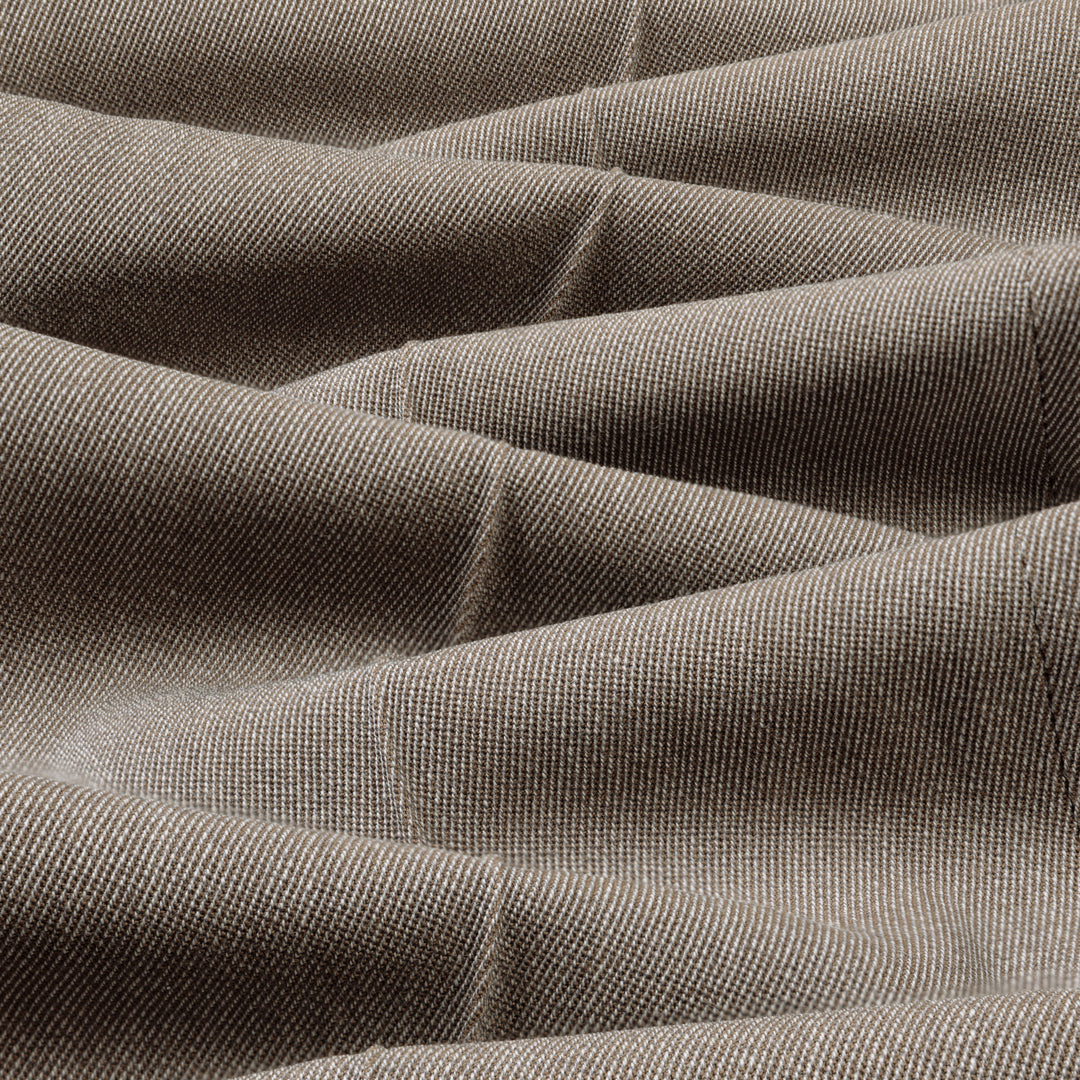 Grant Light Brown Whipcord Wool Trousers