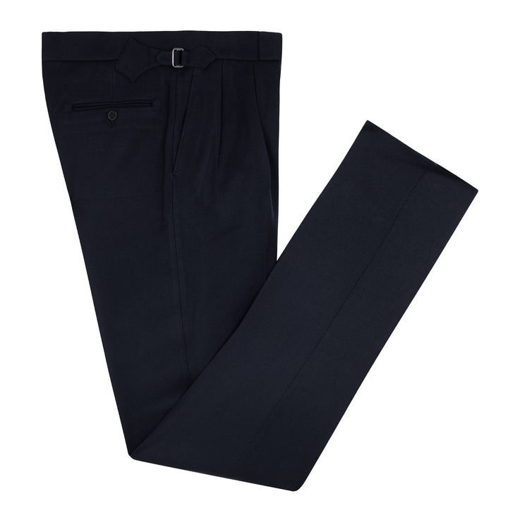 Grant Dark Navy W. Bill Cavalry Twill Trousers