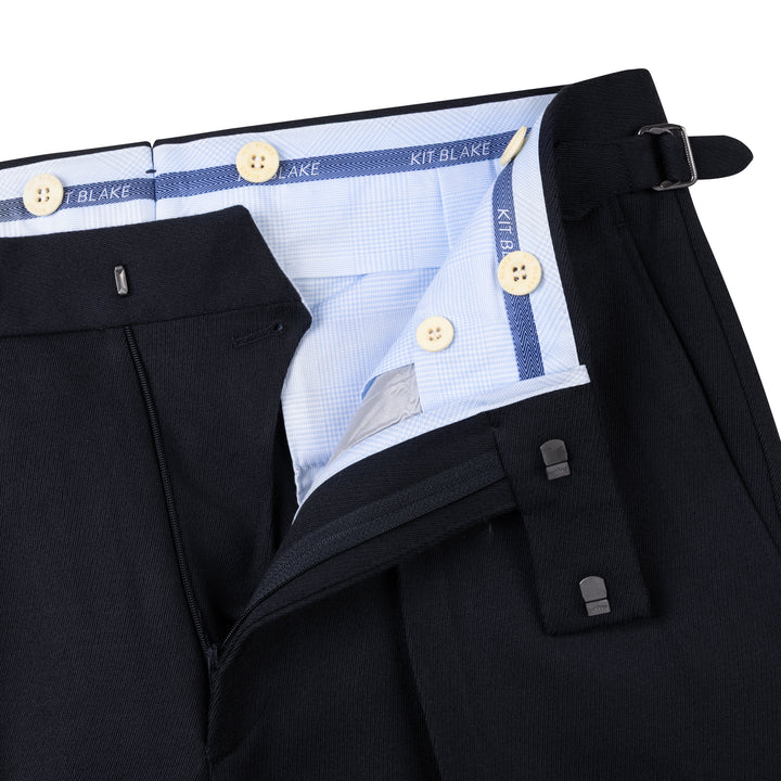 Grant Dark Navy W. Bill Cavalry Twill Trousers