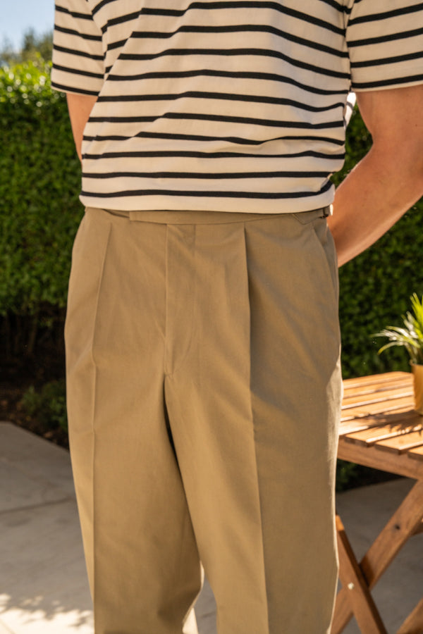 Duke Fawn Cotton Trousers