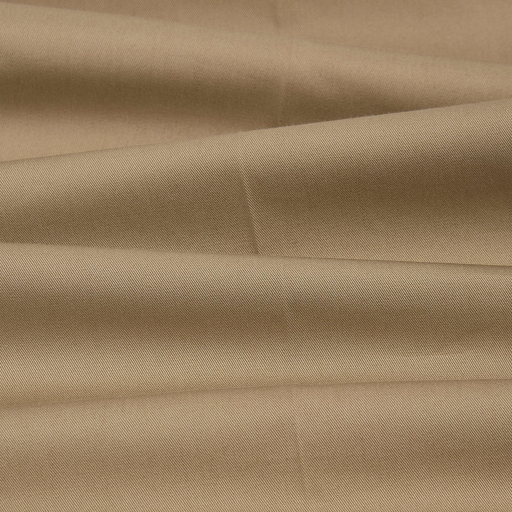 New Caine Beige Cotton Twill Trousers-Kit Blake-savilerowtrousers