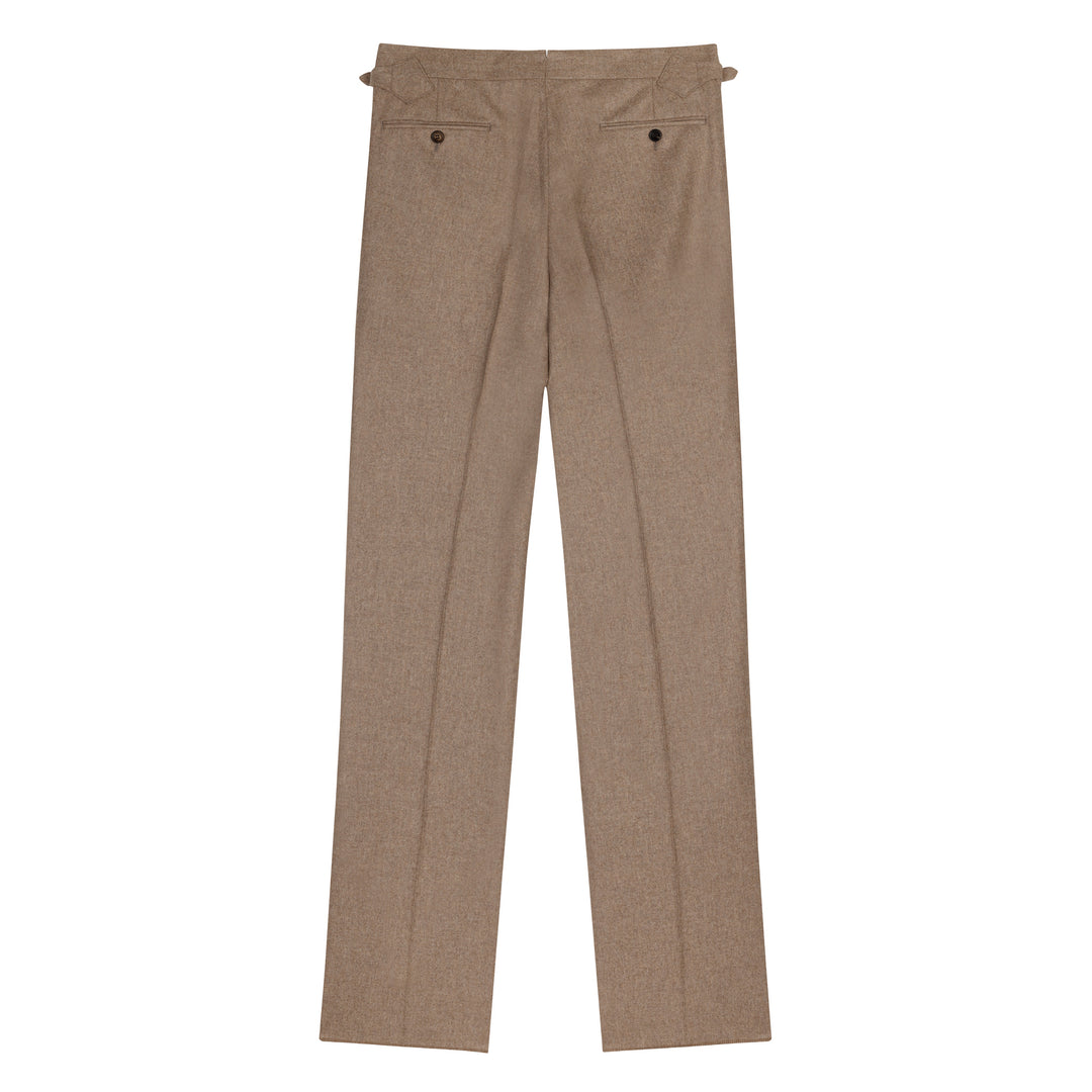 Aleks Fawn Wool Flannel Trousers