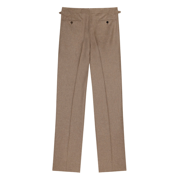 Aleks Fawn Wool Flannel Trousers