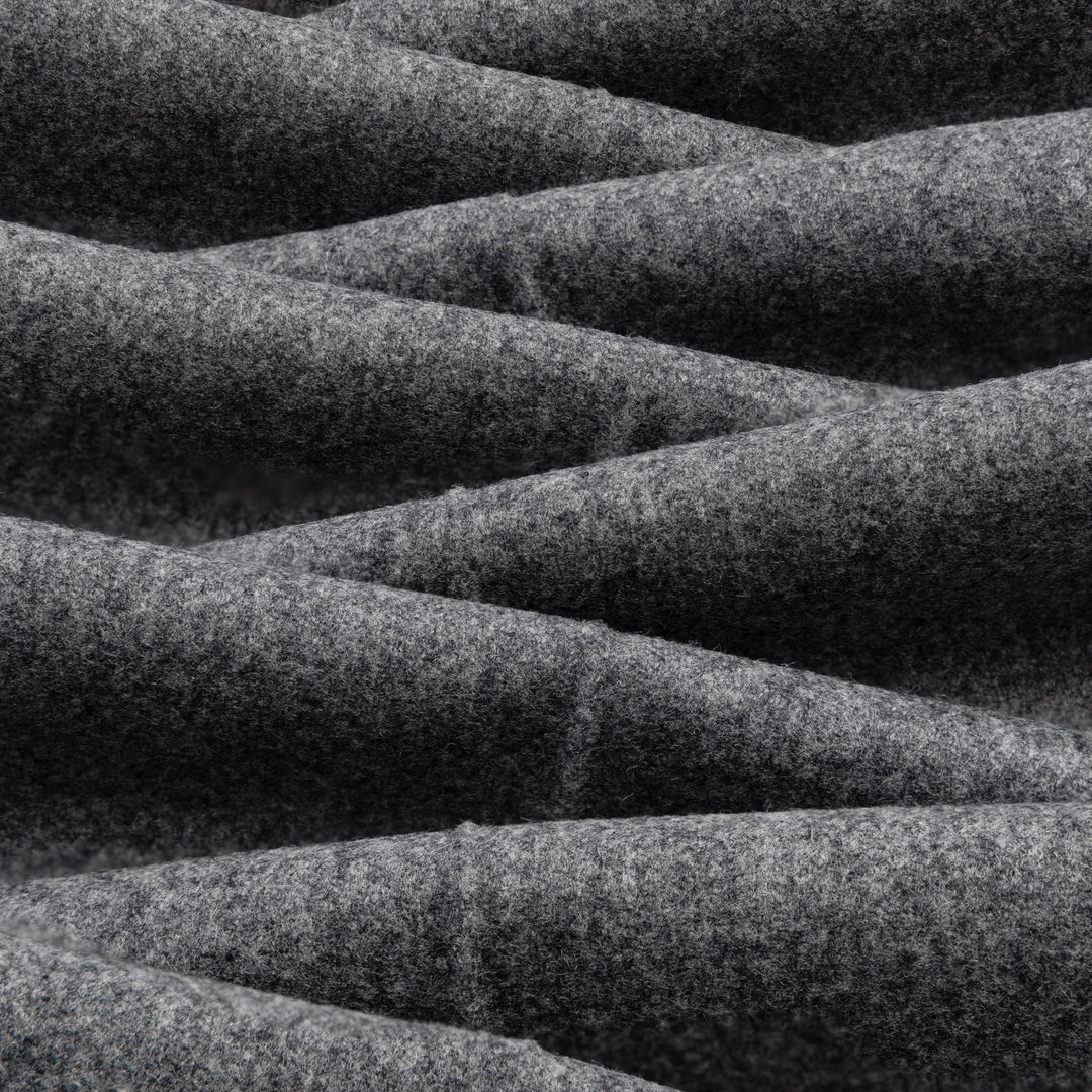 Grant Mid Grey Wool Flannel Trousers