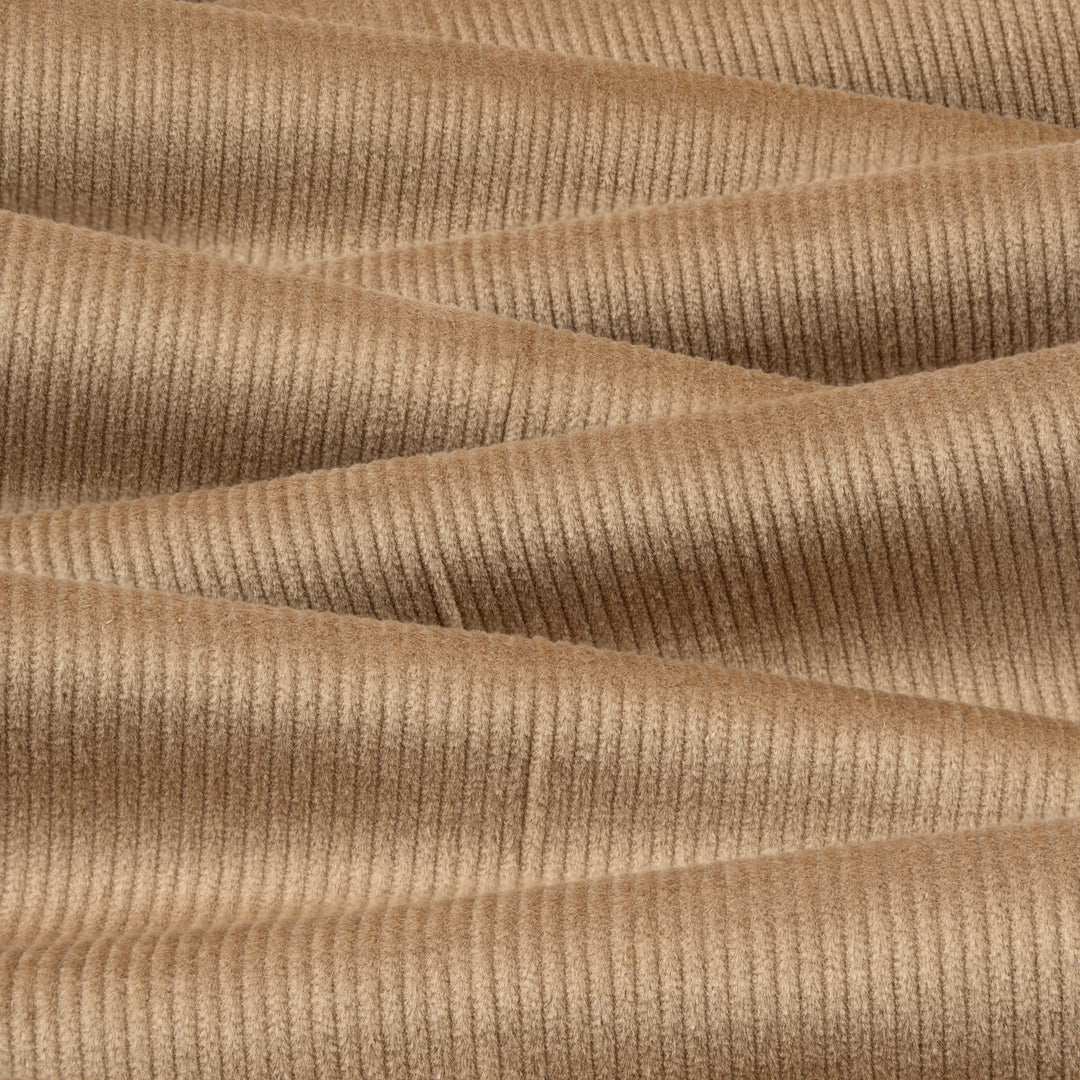 Grant Taupe Cotton Wool Corduroy Trousers